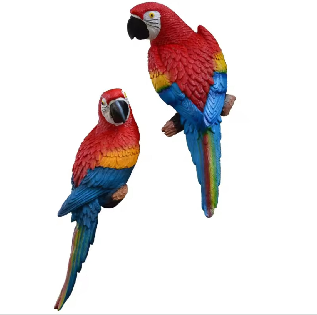 Vibrant Parrot Models Statue – Garden Elegance & Charm