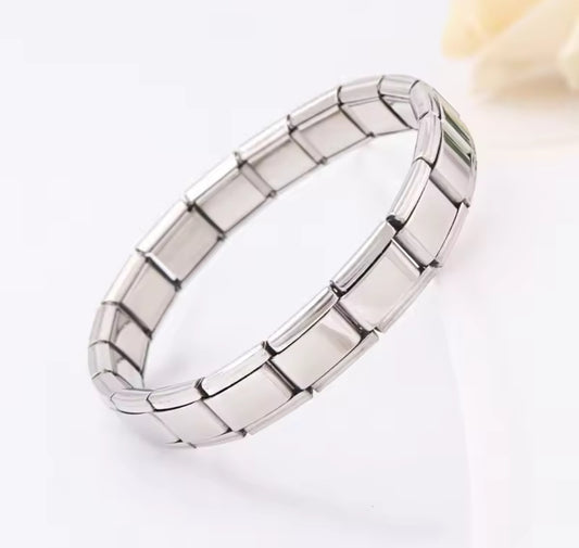 Moonstone Stainless Steel Carving Bracelet